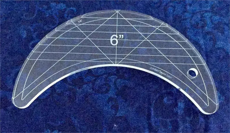 Arch 6 inch quilting template