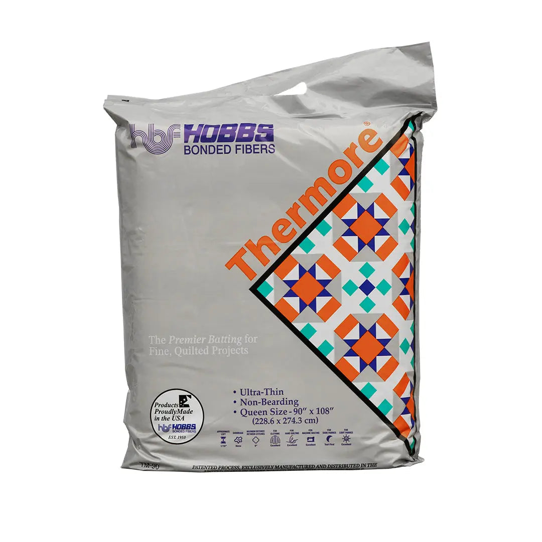 Hobbs Thermore Polyester Batting Package ultra thin batting for garments quilted clothing wearables