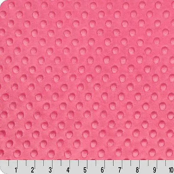 Sewing with Hot Pink Cuddle Dimple: Tips for That Velvety Embossed Tex