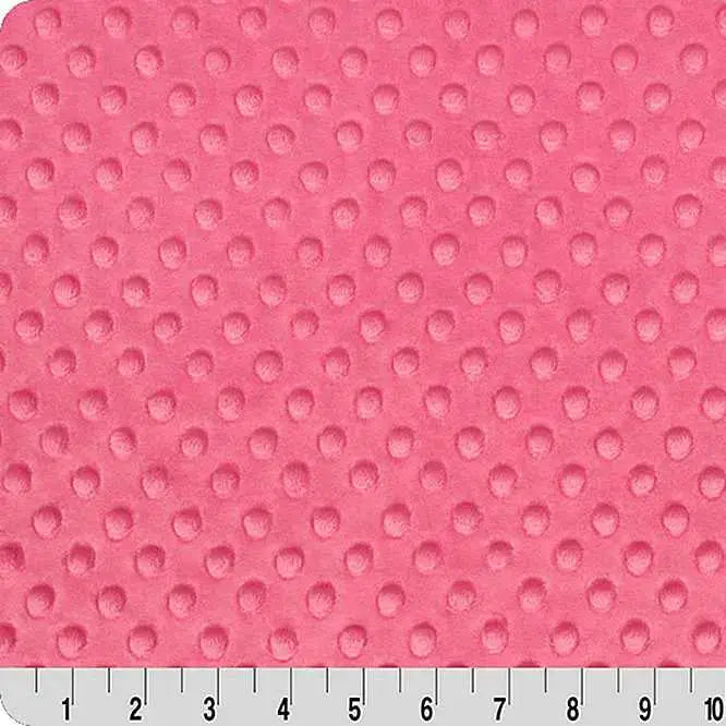 Sewing with Hot Pink Cuddle Dimple: Tips for That Velvety Embossed Tex