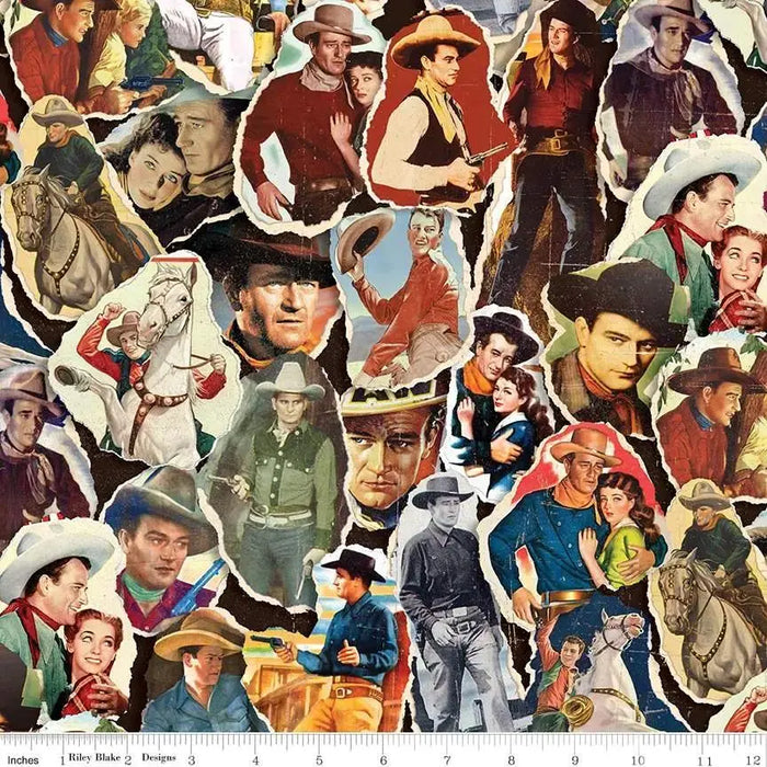 How to Quilt with a John Wayne Poster Print: Western Ideas for Fussy C