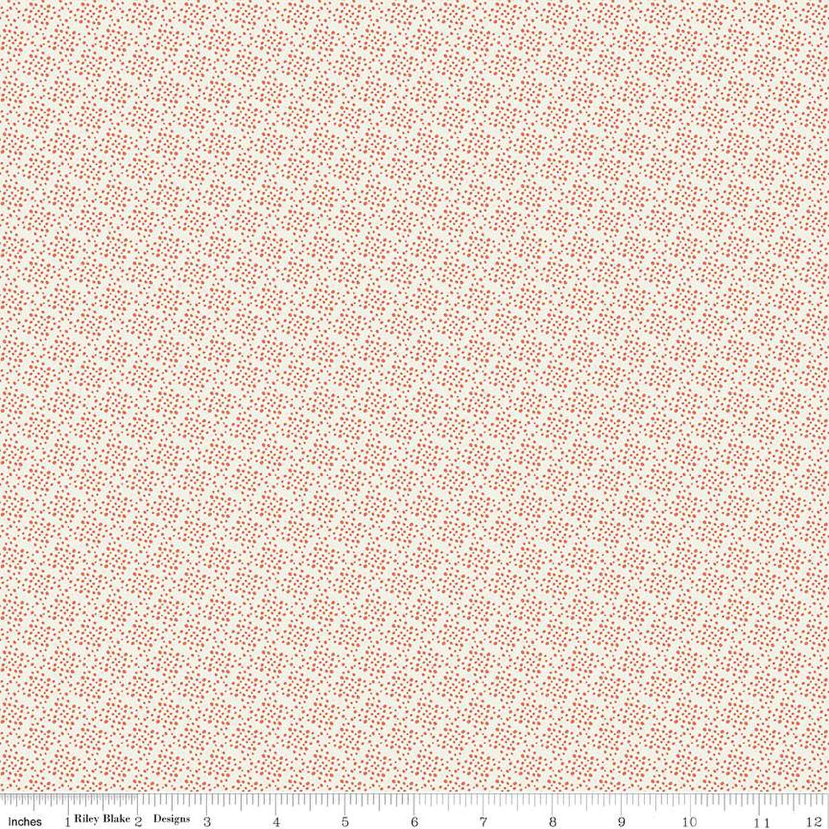 How to Use a Cream Dotted Lattice Print in Quilts and More