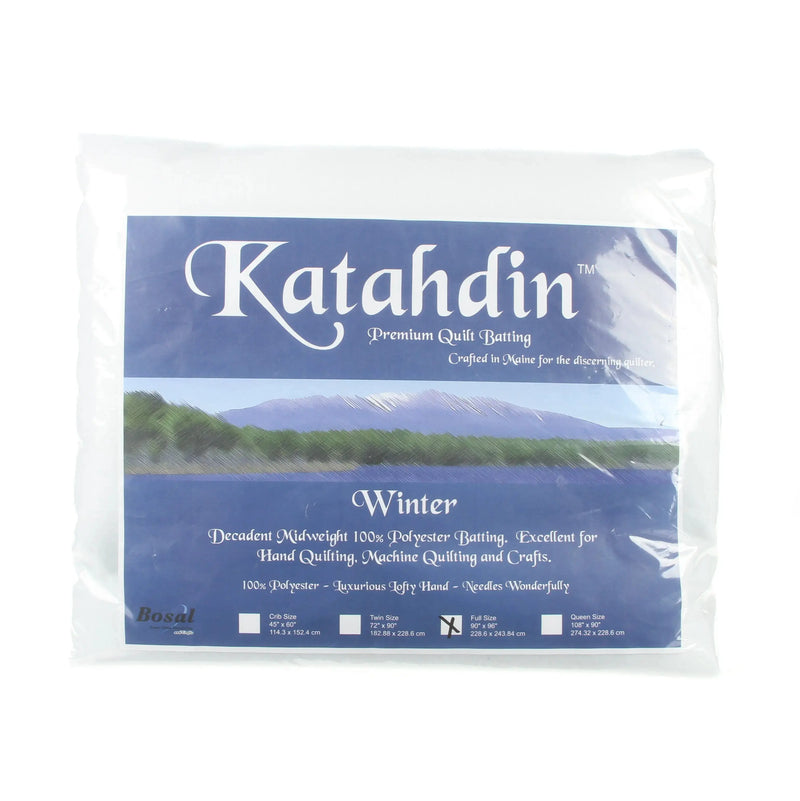 Katahdin Premium Polyester Winter 4.5oz 94 x 96 inch batting full