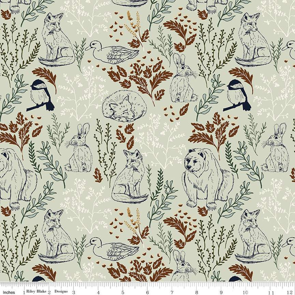How to Build a Woodland Quilt with Let's Wander Main in Mist