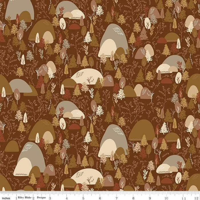 Wanders Show How to Build a Mountain Quilt with Let's Wander Mountain Music Fabric