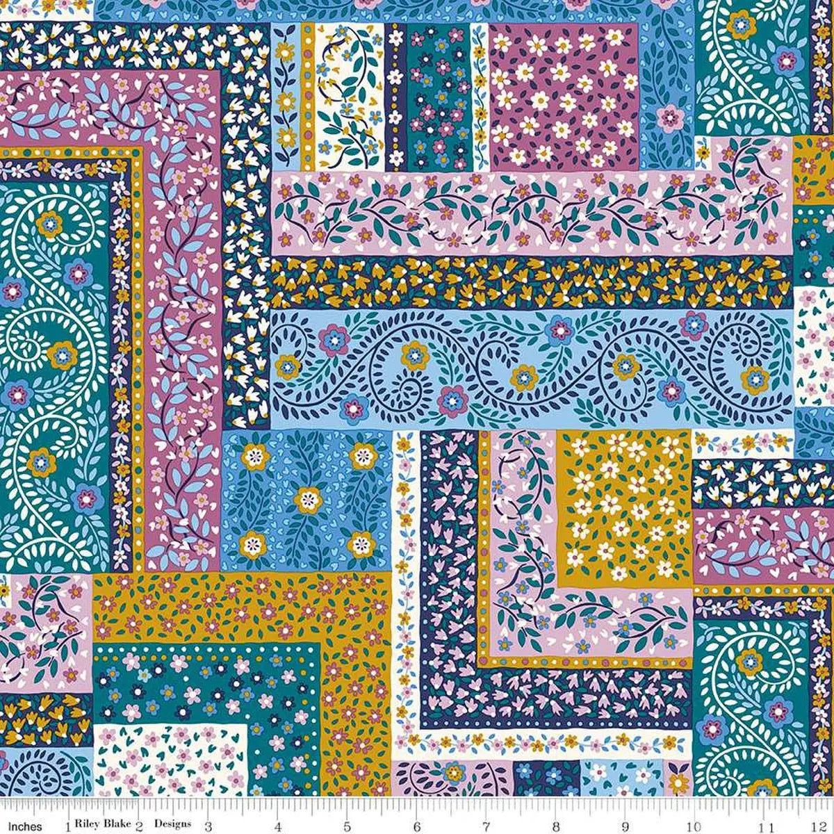 Fussy Cutting Patchwork Scarves: How to Use a Liberty Scarf Print in Quilts