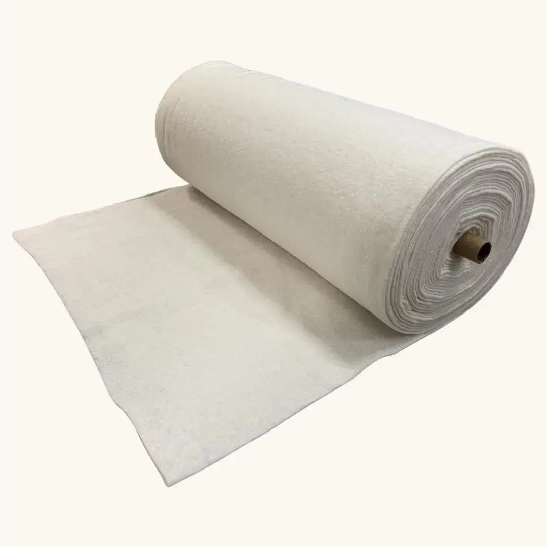 Linda's Deluxe Cotton Poly Blend Batting 96 inch Roll made by Hobbs longarm quilting