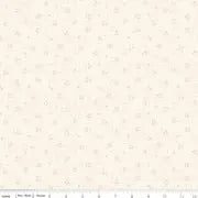How to Use a Ditsy Print in Quilts: Small-Scale Blossoms on Cream
