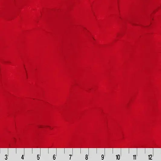 A Red Back You Can Feel: Backing a Quilt with Luxe Cuddle Hide Plush