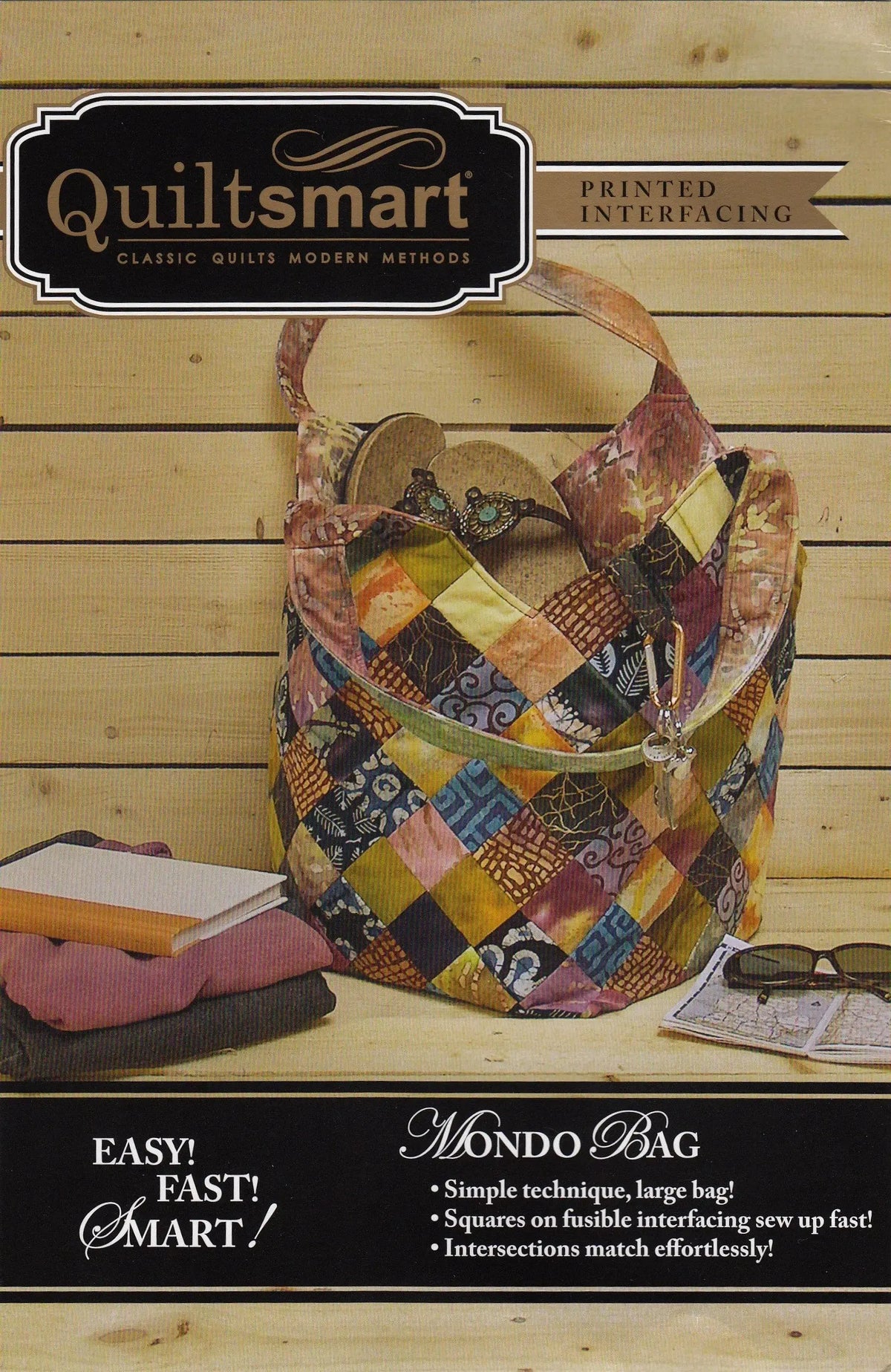 How to Make a Mondo Bag with Quiltsmart Grid Interfacing: A Roomy Tote for Quilters