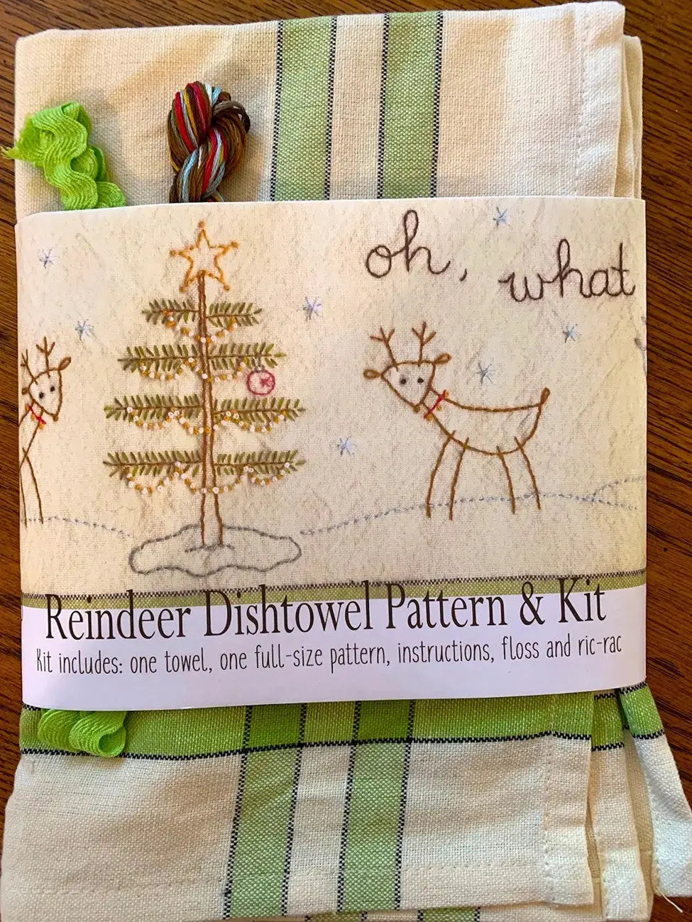 Stitching the Sweetest Reindeer: A Guide to Embroidered Dishtowel Kits