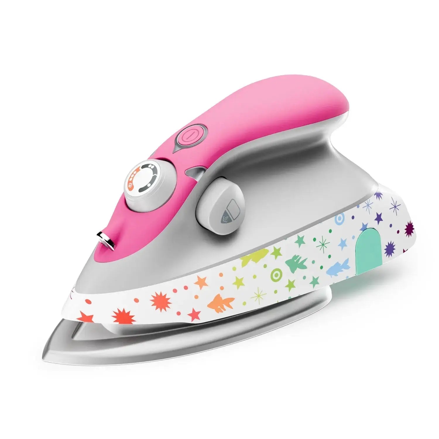 Oliso M3 Pro Mini Iron with Trivet Tula Pink edition for quilting pressing applique