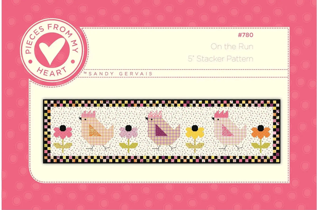 How to Sew a Beginner Chicken Table Runner: Making the On the Run Patt