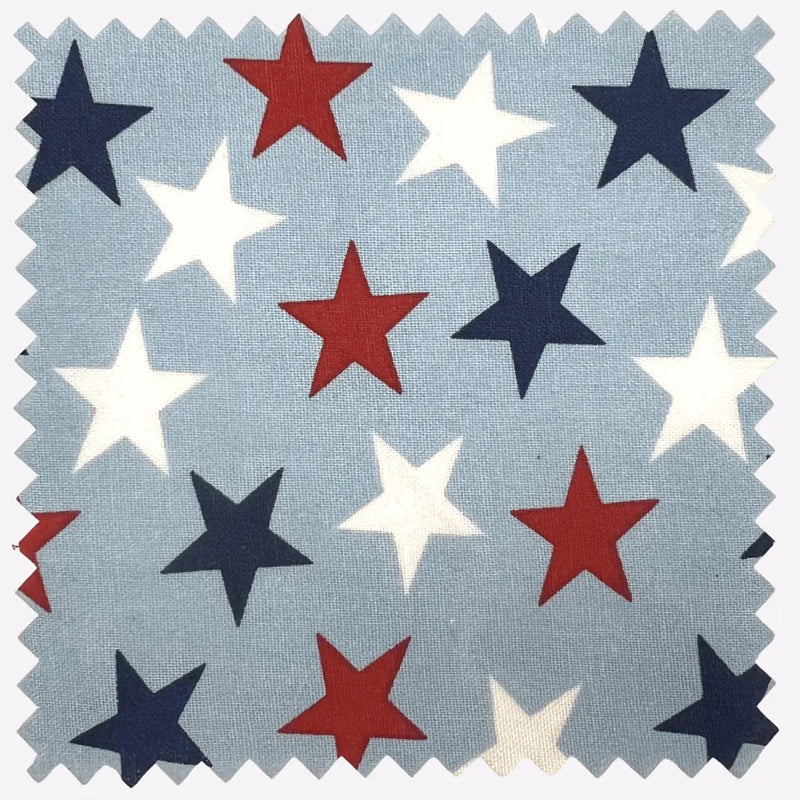 Patriotic Stars 108 inch Supreme Backings Large Stars on Light Blue Wideback Fabric Per Yard Americana