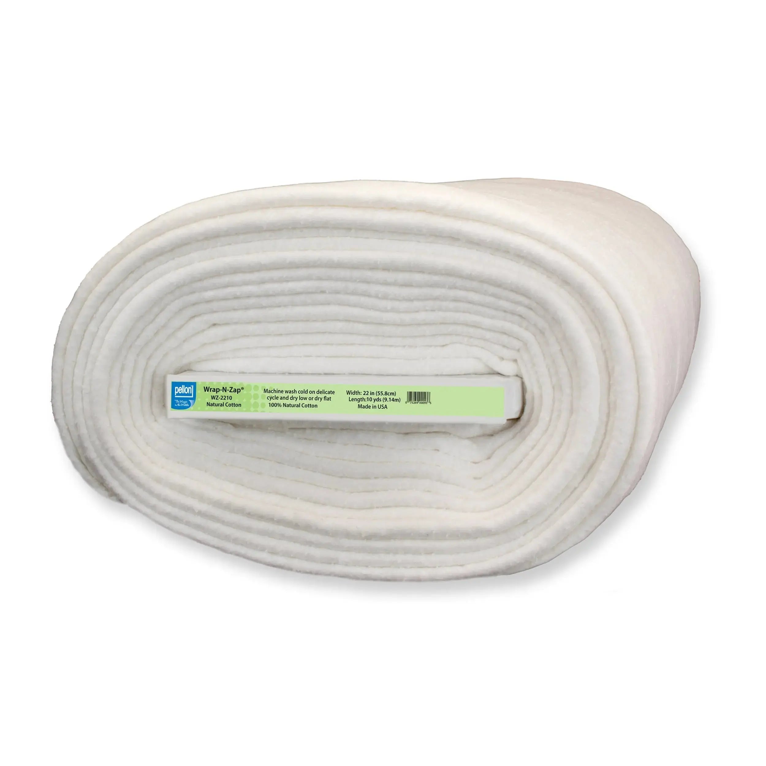 Pellon Wrap-N-Zap Microwaveable Cotton Batting 22 inch x 10 yards for bowl cozies hot pads