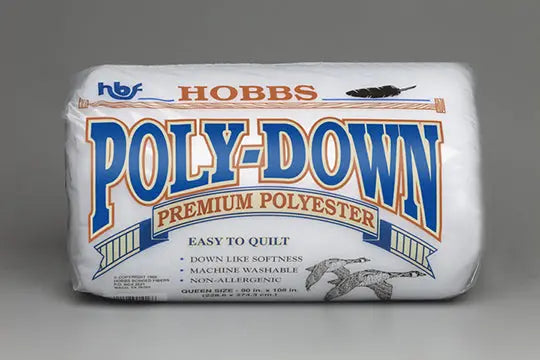 Hobbs Polydown Batting Package pre-cut polyester batting crib twin full queen king