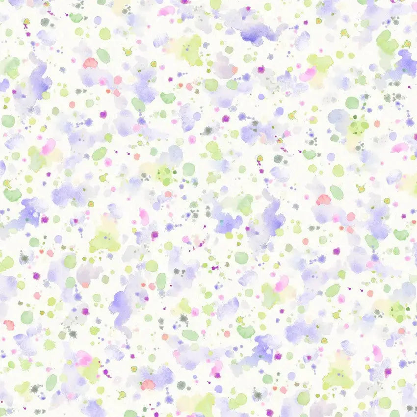 Why Paint Splatter Is One of the Most Forgiving Prints for a Quilt Bac