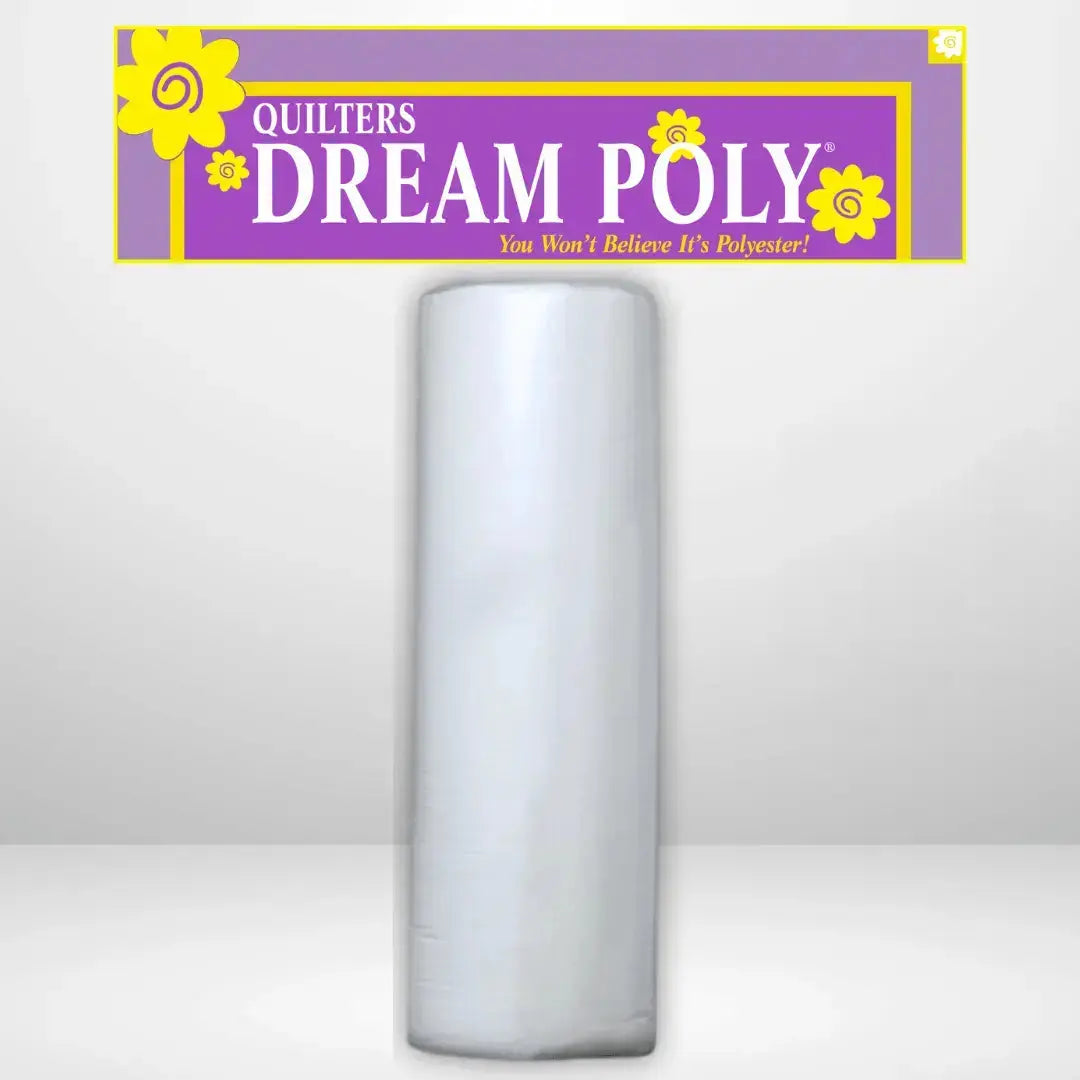 Quilters Dream Deluxe White Poly Batting Rolls medium-high loft production longarm