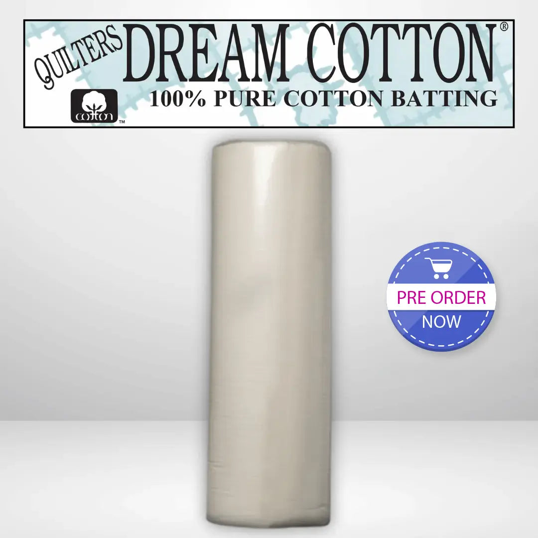 Quilters Dream Request Natural Cotton Batting Throw Roll 60 inch x 30 yards lightweight cotton