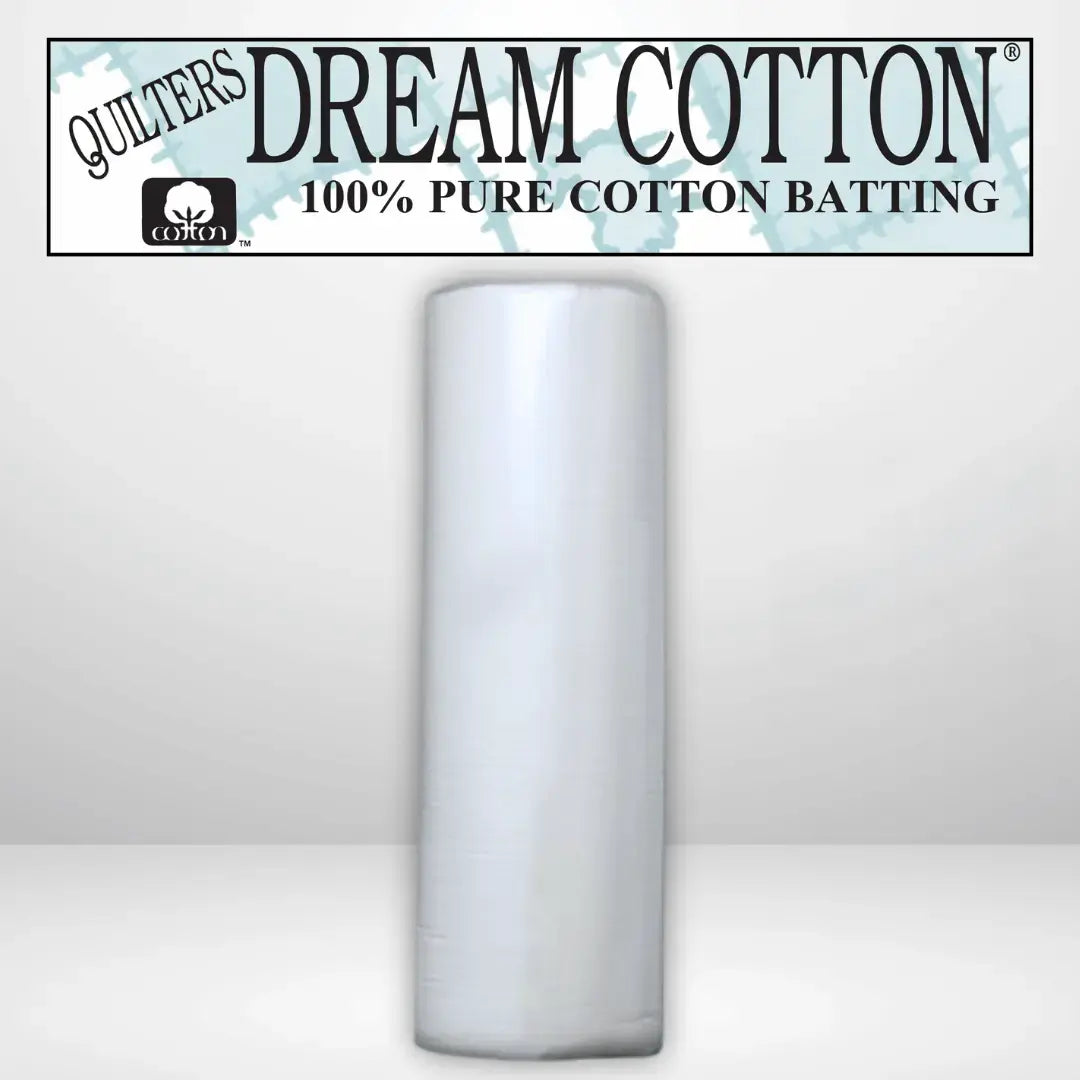 Quilters Dream Request White Cotton Batting Queen Roll 93 inch x 30 yards lightweight white cotton