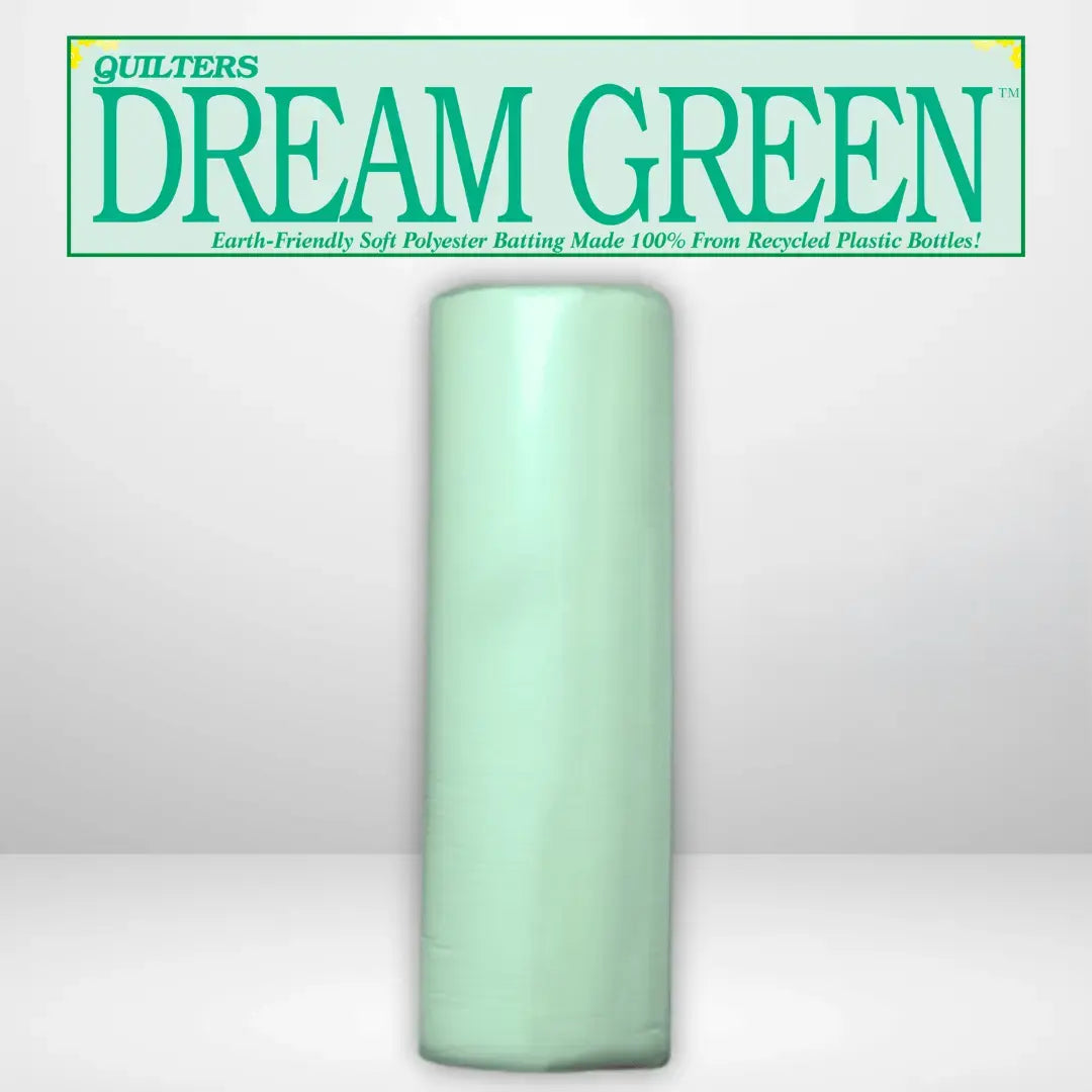 Quilters Dream Select Green Batting King Roll 120 inch x 25 yards eco-friendly recycled plastic king batting