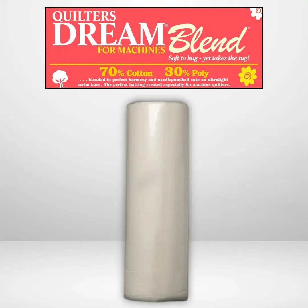 Quilters Dream Select Natural 70/30 Batting Queen Roll 93 inch x 30 yards cotton poly blend