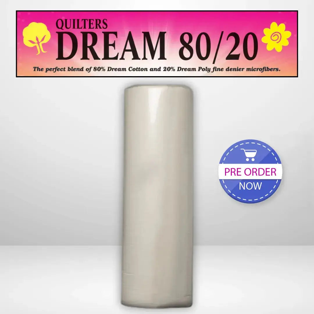 Quilters Dream Select Natural 80/20 Batting Queen Roll 93 inch x 30 yards