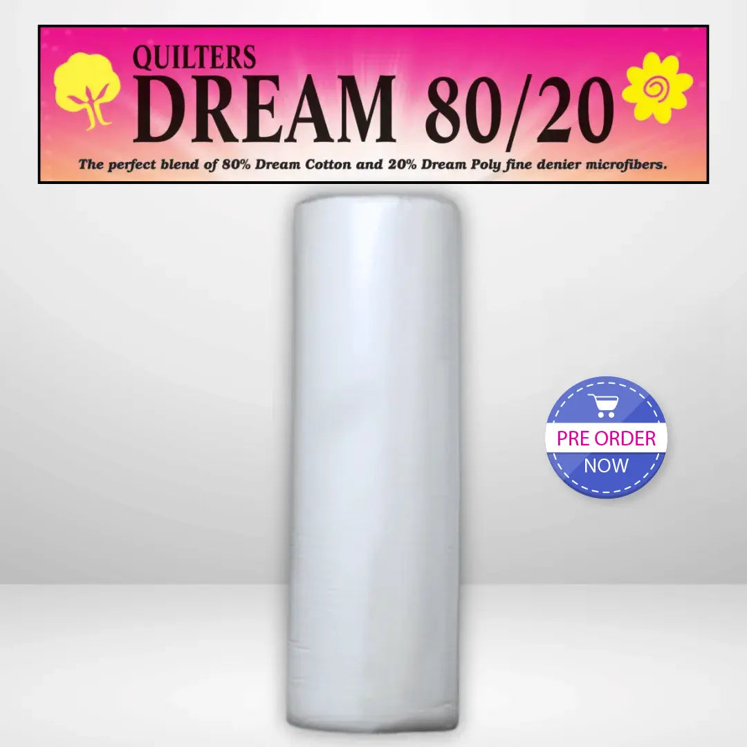 Quilters Dream Select White 80/20 Batting Queen Roll 93 inch x 30 yards white cotton poly production