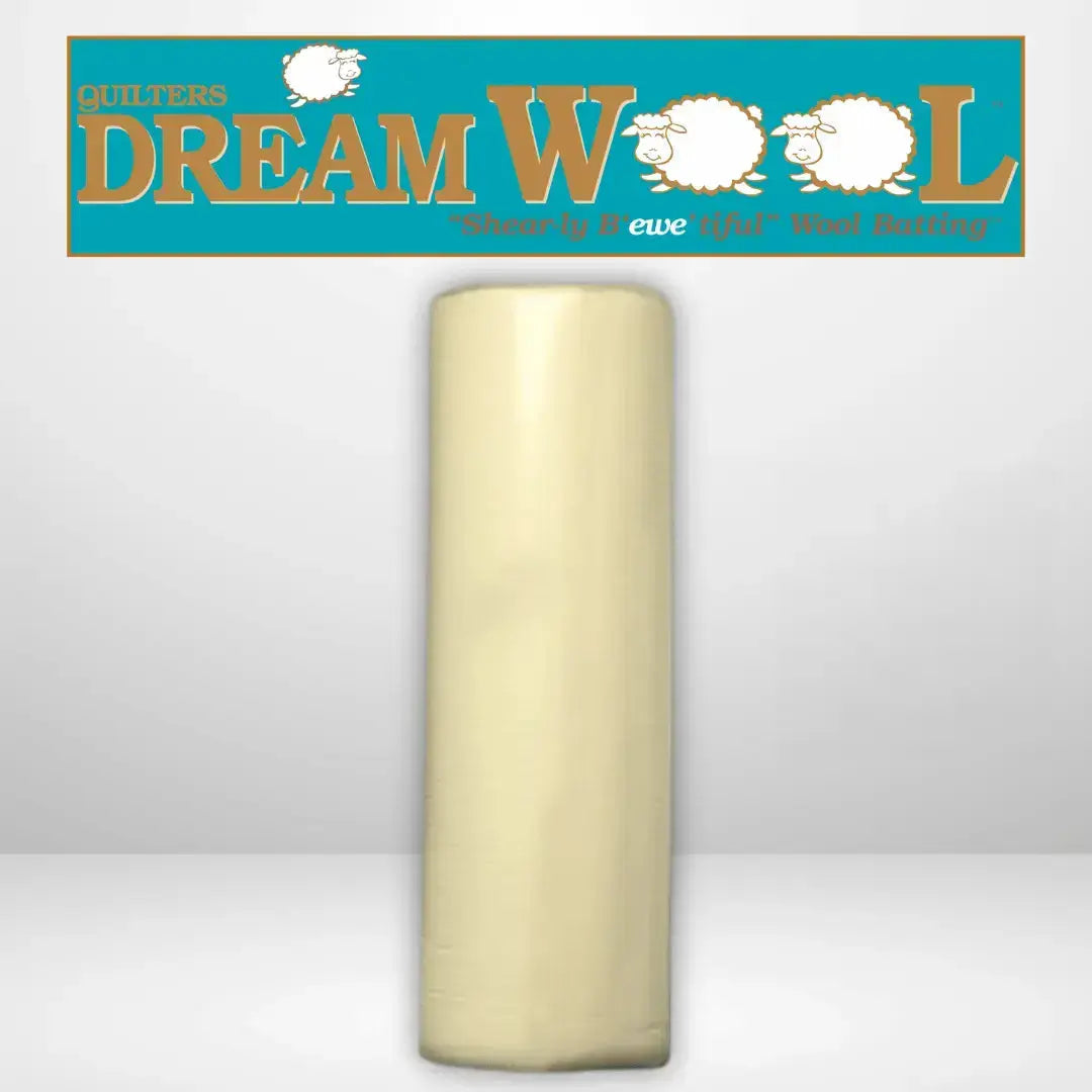 Quilters Dream Wool Batting King Roll 120 inch x 20 yards premium scoured wool king size