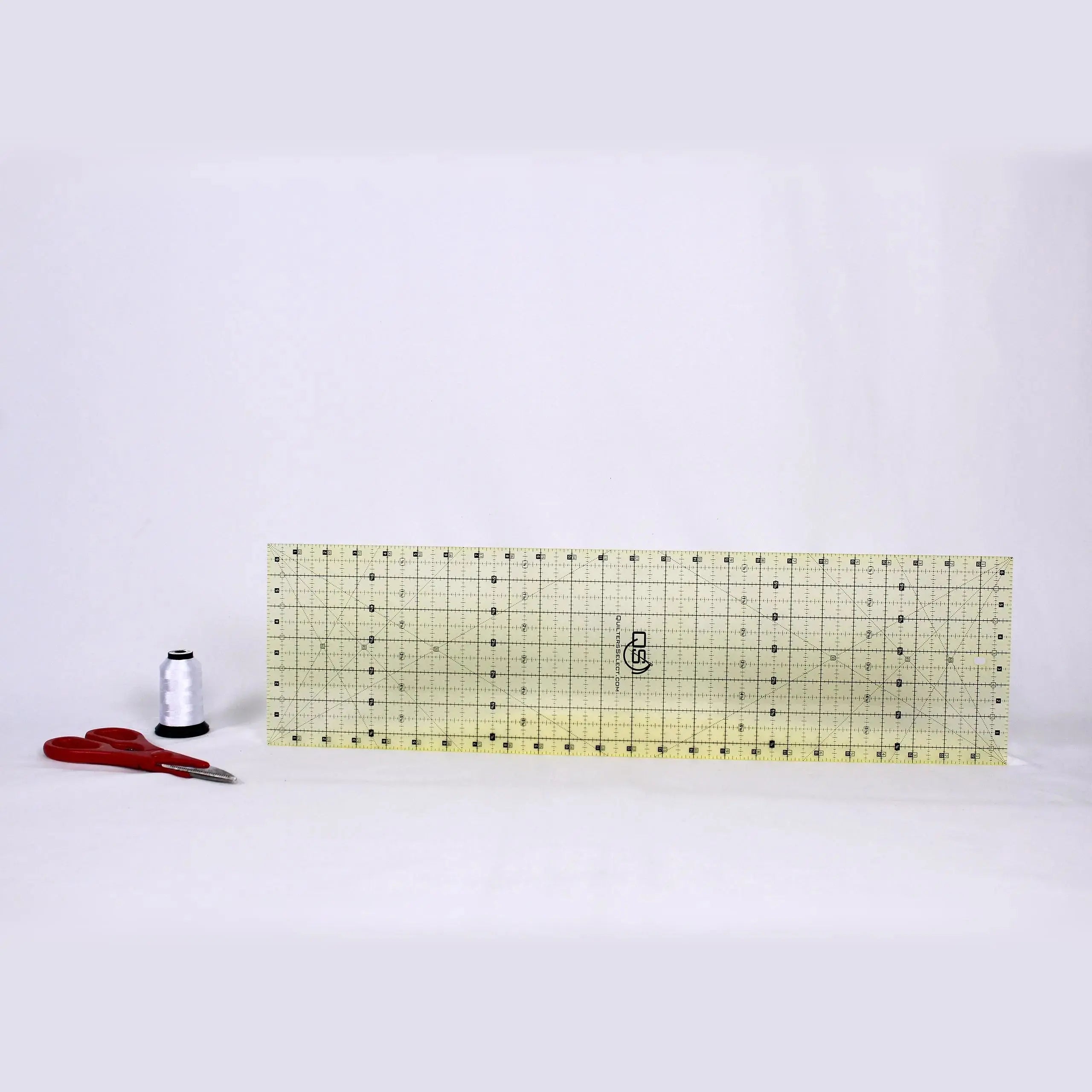 Quilters Select 6.5 x 24 inch Non-Slip Ruler precision quilting strip cutting ruler