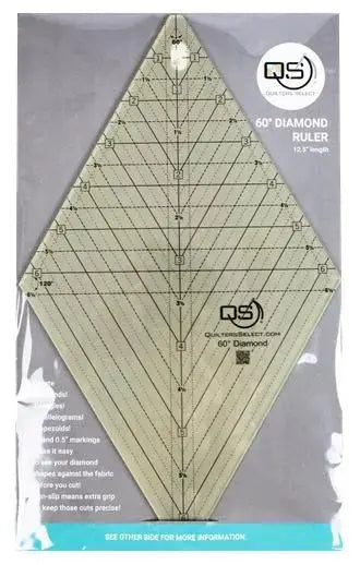 How to Use the Quilters Select 60 Degree Diamond Ruler: Precise Diamonds, Triangles and More