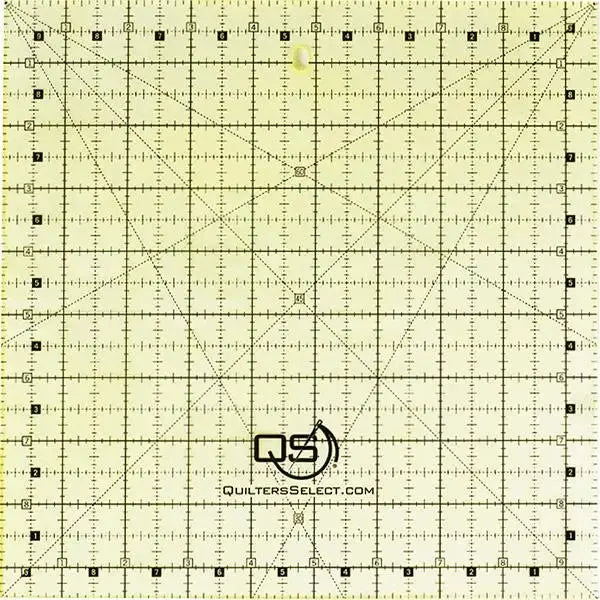 How to Use a 9.5-Inch Square Non-Slip Ruler: Squaring Quilt Blocks with Precision