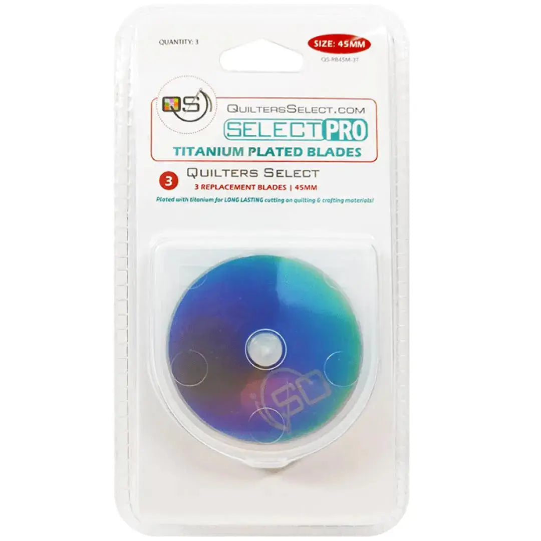 How to Use Quilters Select PRO Titanium 45mm Rotary Blade Replacements: Tips for Sharper, Safer Cutting