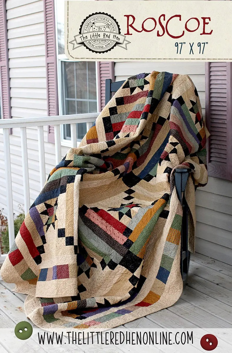 How to Make the Roscoe Quilt: A Scrap-Friendly 97-Inch Pattern for Quilters