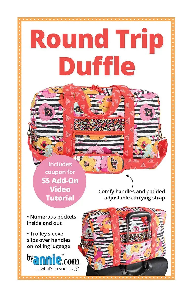 How to Sew the Round Trip Duffle: A Roomy Travel Bag Pattern Guide