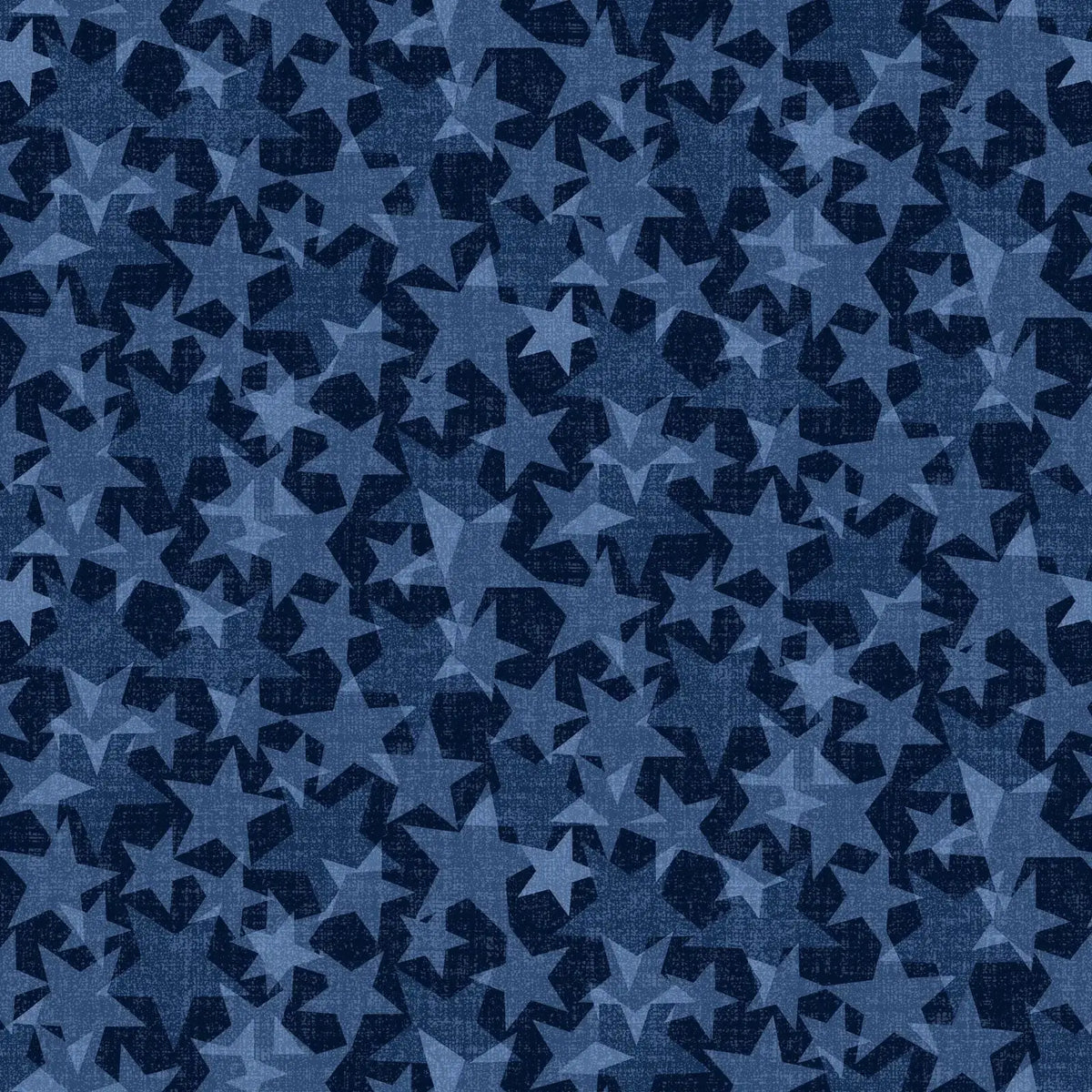 Backing a Patriotic Quilt Without Piecing: Deep Blue Stars on Cotton