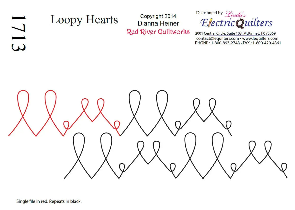 Loopy Hearts Combo: Playful Heart Loops for Sweet, Flowing All-Over Qu