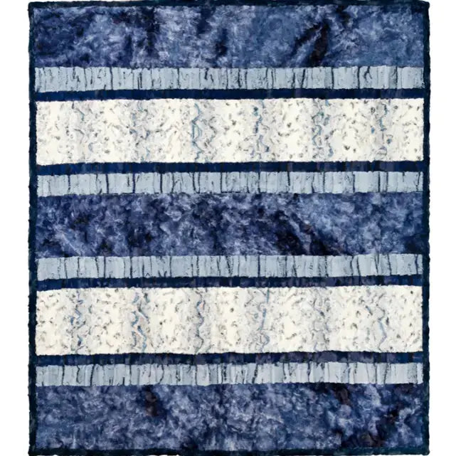 Building a True Blue Crazy 8 Cuddle Quilt: A Beginner-Friendly Kit Guide