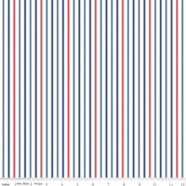 Ticking Stripes and Stars: How to Use a Patriotic Basic in Quilts and