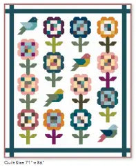 Sewing a Moody Modern Quilt with Solids: Lessons from the Songsparrow Pattern