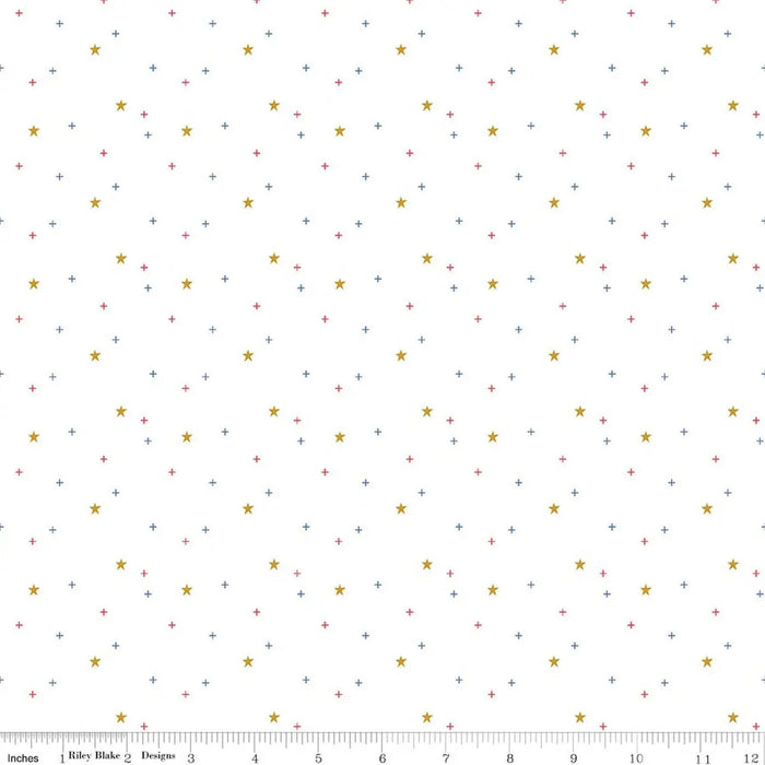 How to Use a White Star Print as a Quilt Background That Still Shines