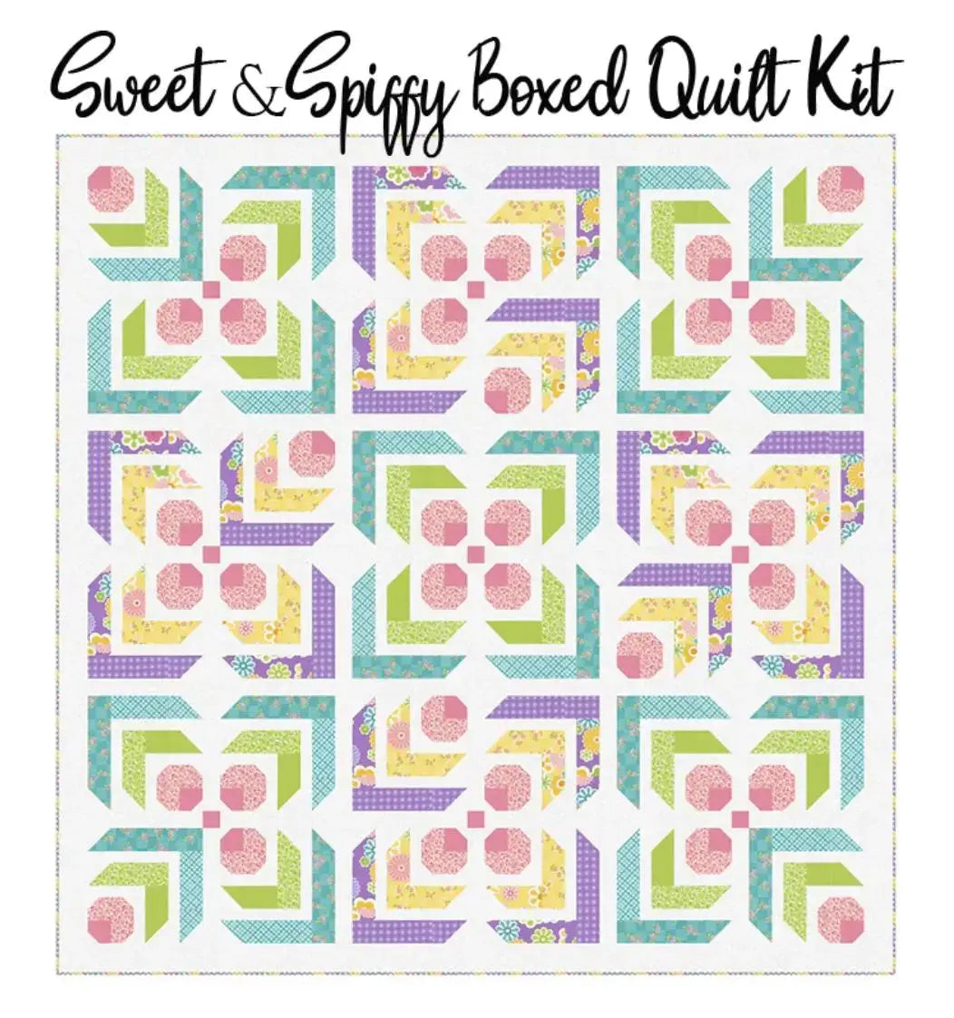 Bright, Square, and Generously Sized: A Guide to the Sweet & Spiffy Boxed Quilt Kit