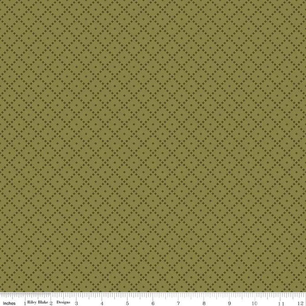 How to Use a Tonal Grid Print as a Blender: The Awe of Autumn Grid Gre