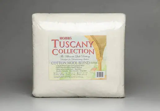 Hobbs Tuscany Cotton Wool King Batting Package luxury blend king size heirloom quilts