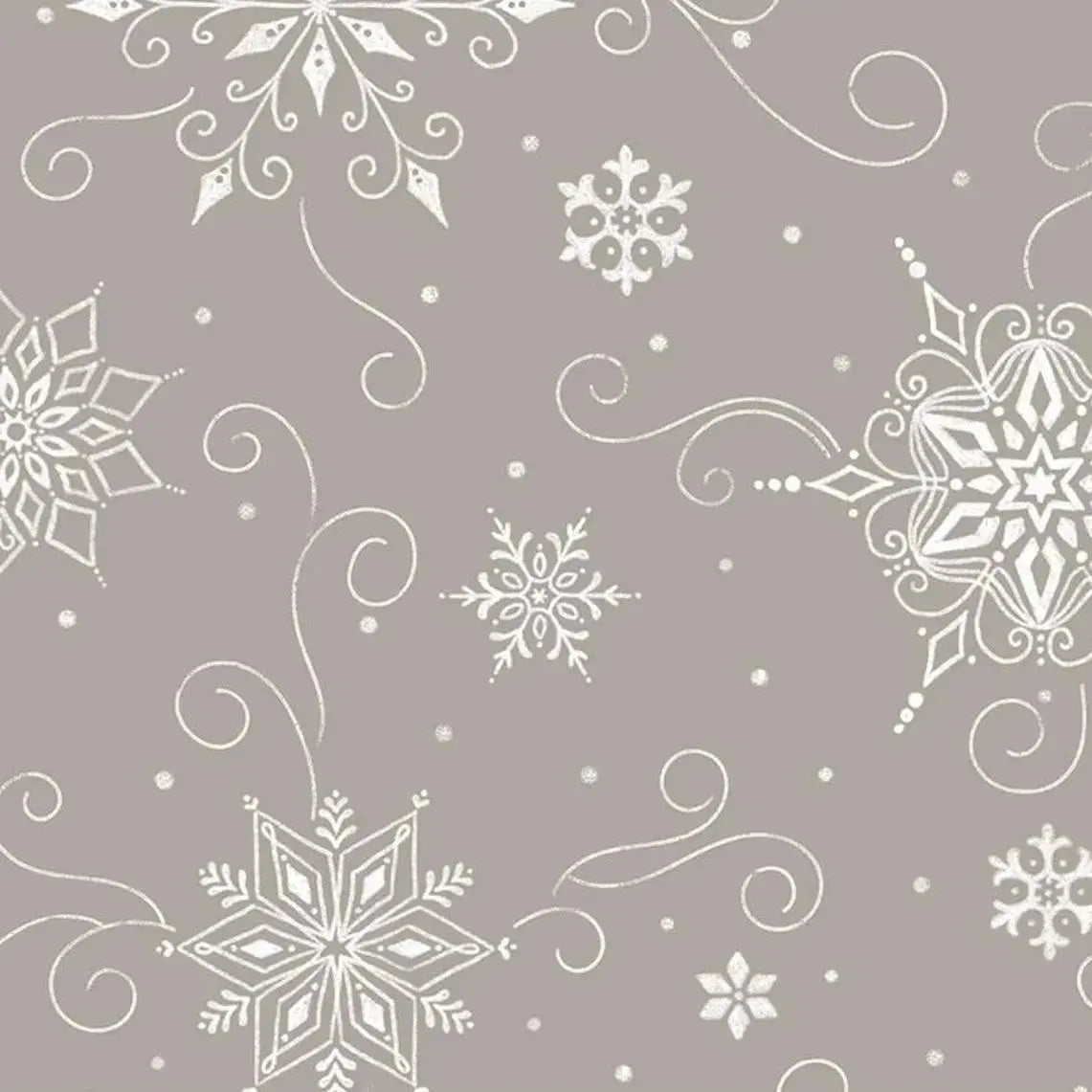 How to Back a Winter Quilt in One Piece: Grey Snowed In Wideback Tips