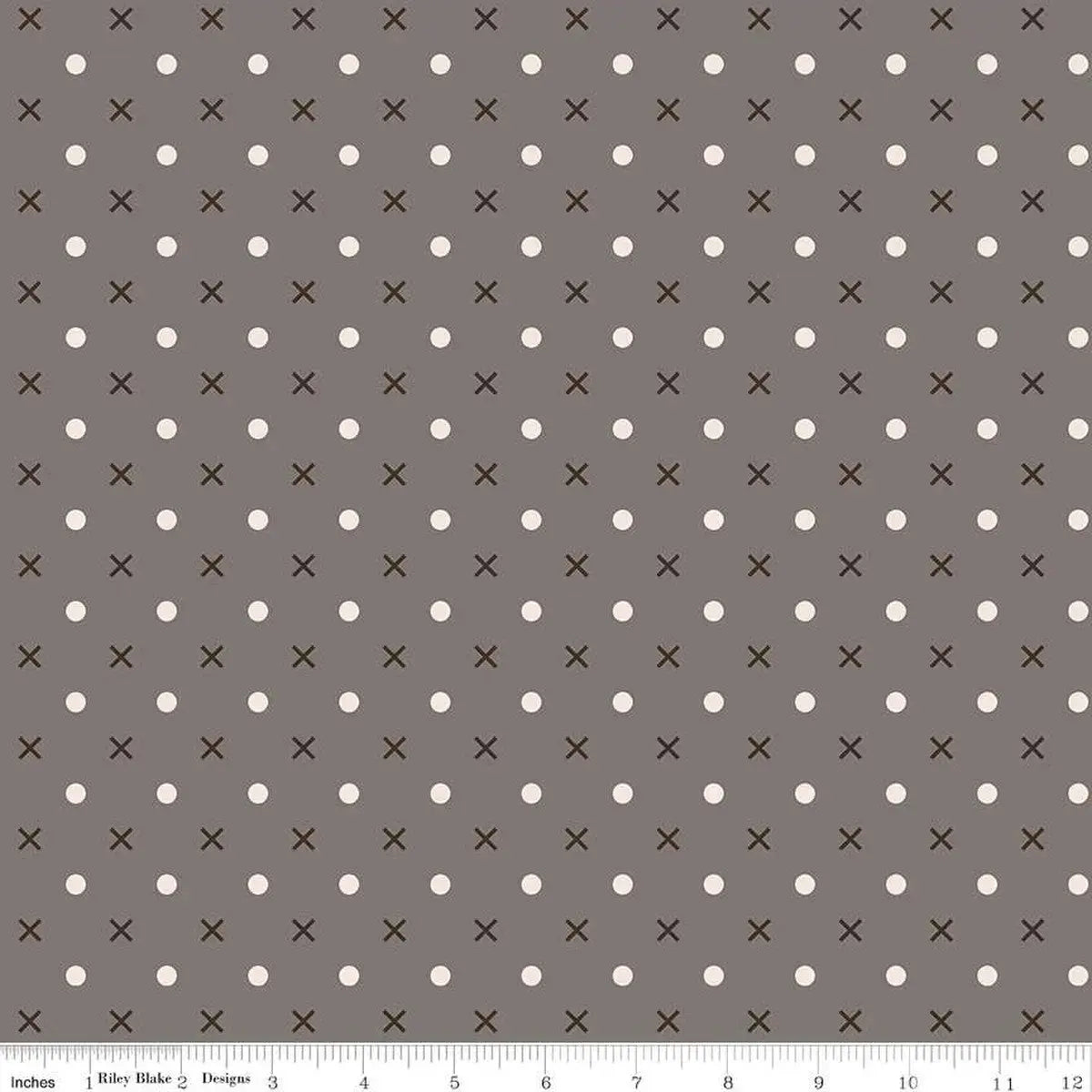 How to Back a Quilt in One Piece: Brown Bee Dots Wideback Fabric