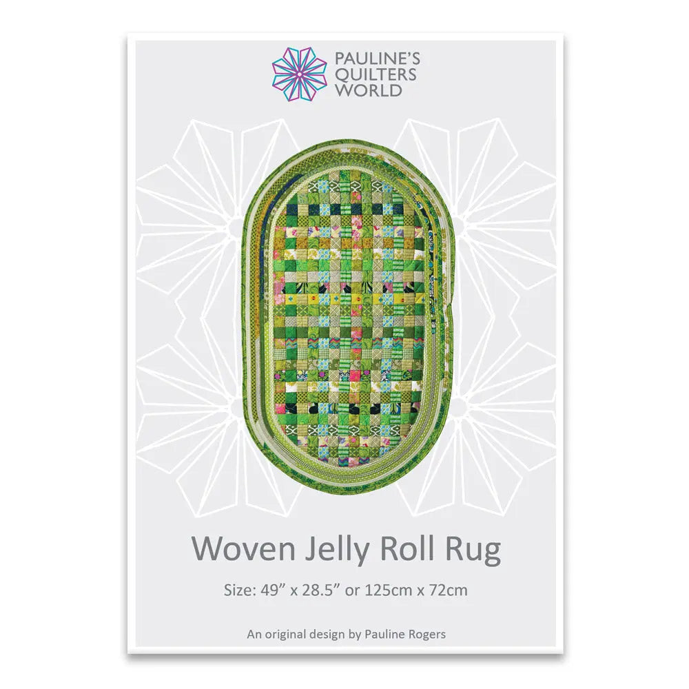 Woven Jelly Roll Rug Pattern Paulines Quilters World fabric strip woven rug jelly roll project