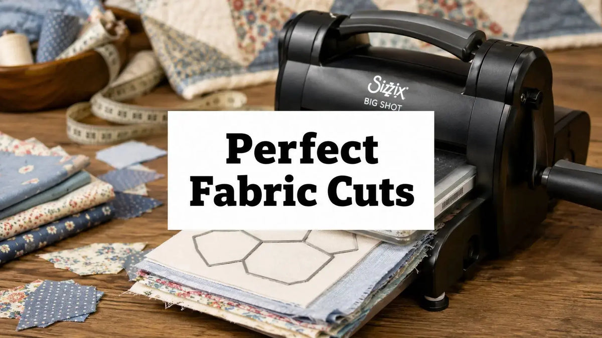 Big Shot cutter dies: tips for perfect fabric cuts with die cutting machines – Linda's Electric Quilters