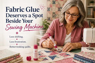Why Experienced Quilters Keep Fabric Glue Nearby