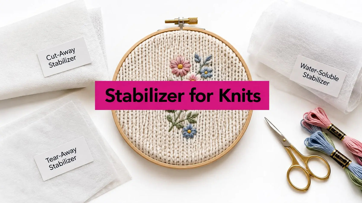 Embroidery Stabilizer for Knits: A Complete Guide